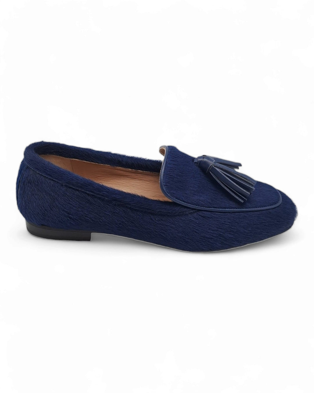 Mocassino Cavallino Blu / Nappine Nappa Blu