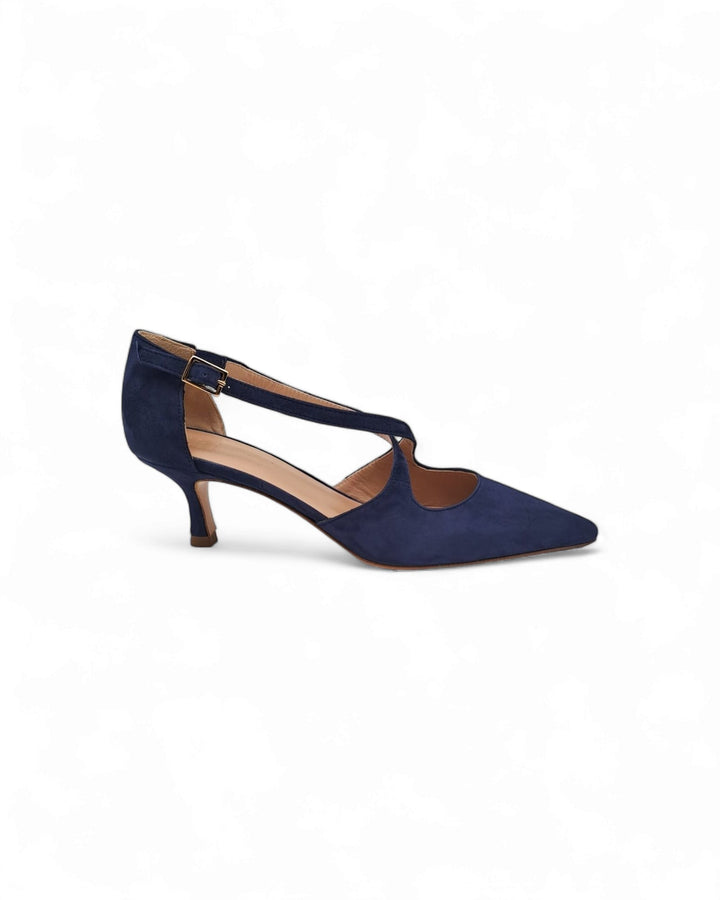 Slingback Sophia Blue Suede