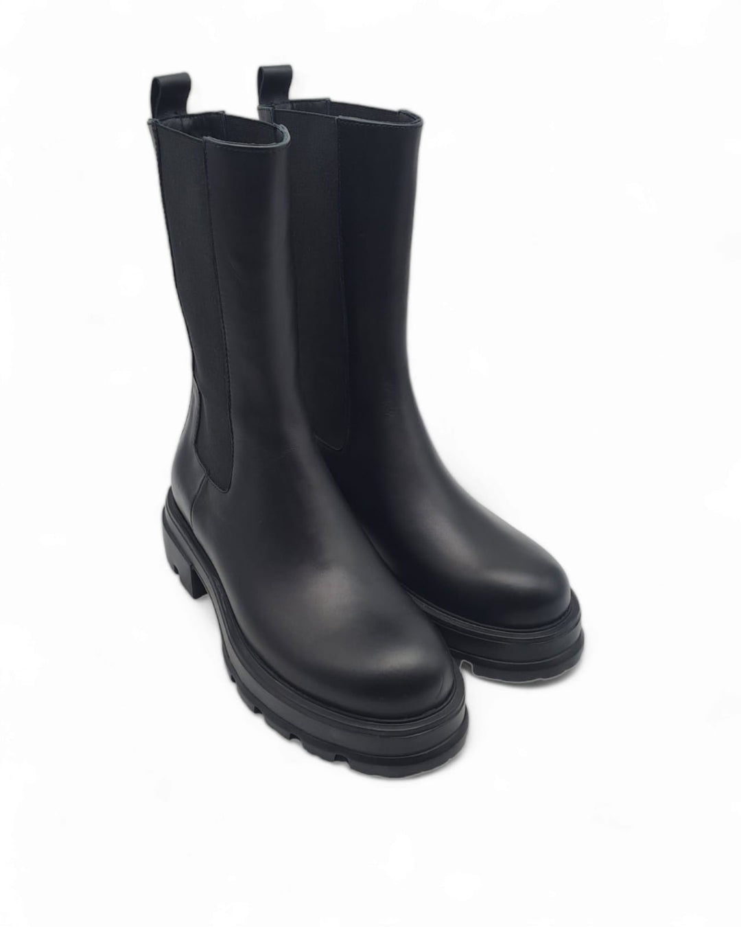 Combat Boots Vitello Nero