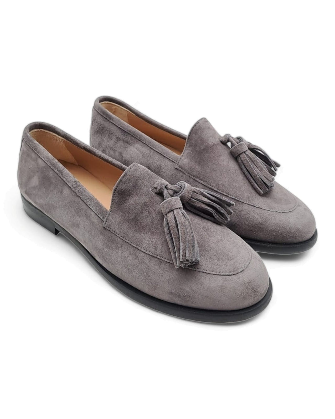 Mocassino Manal  Nappine Camoscio Grigio