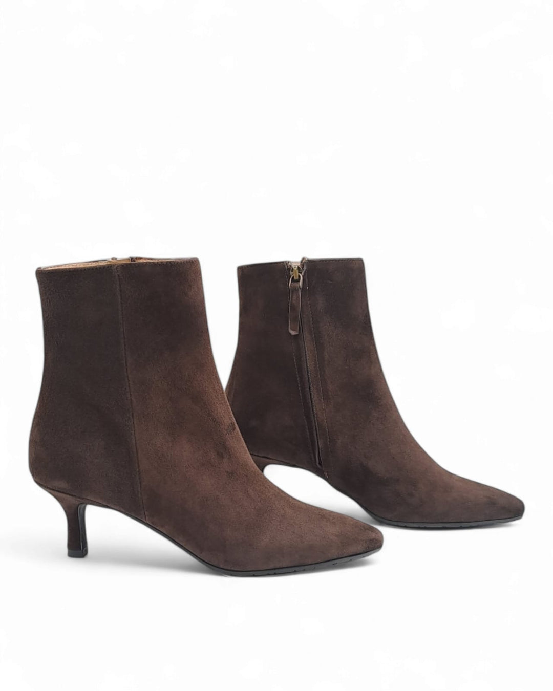 Ilenia Dark Brown Suede Ankle Boot