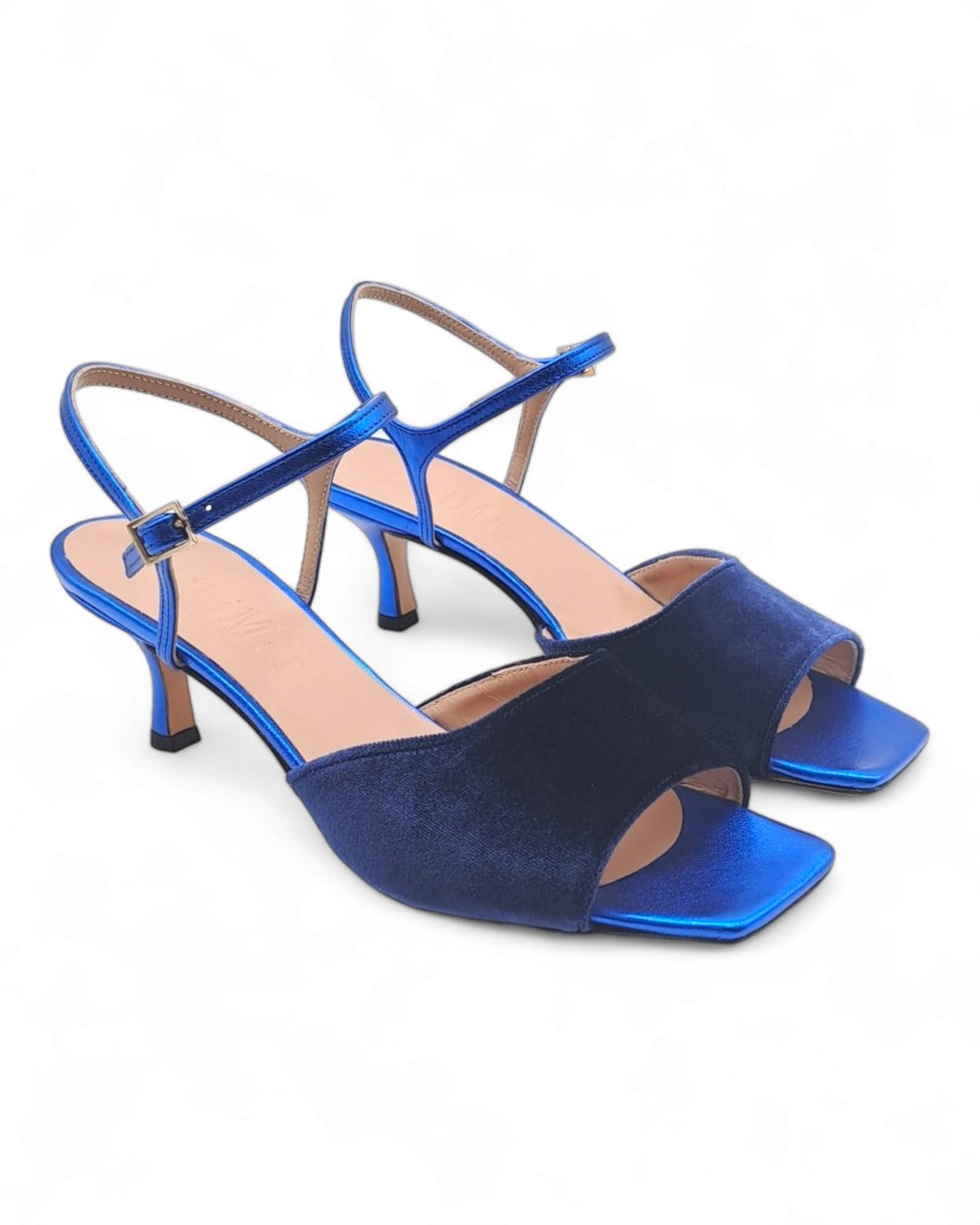 Sandalo Cloe  T. 5,5  Velluto Blu