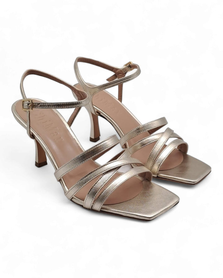 Darling Sandal T. 7.5 Platinum Laminate