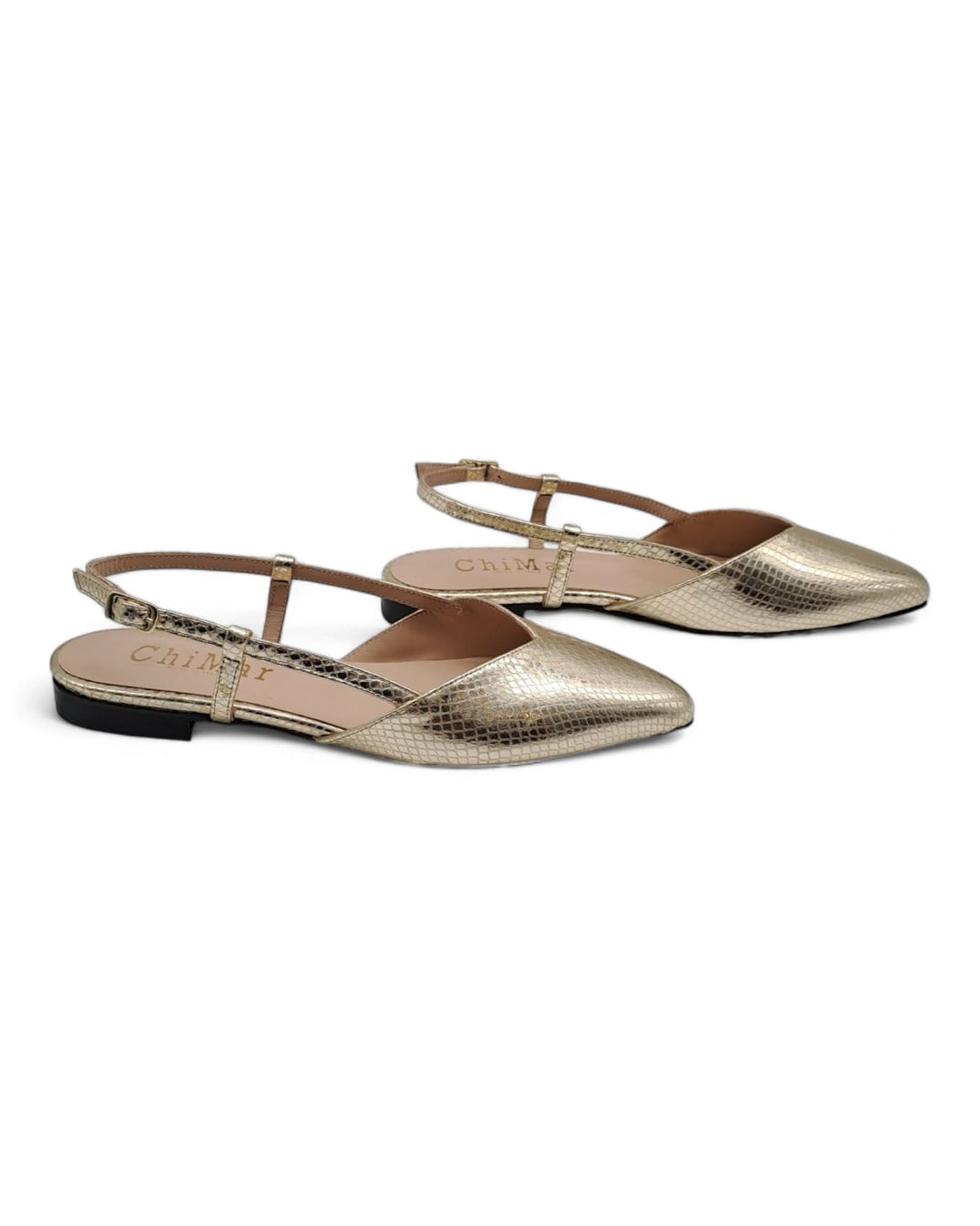 Slingback ChiMar Stampa/Platino