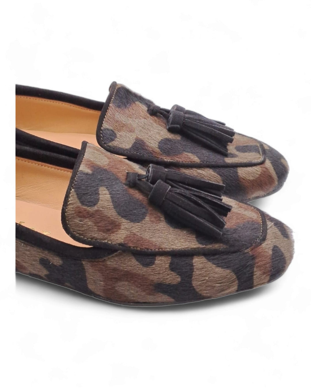 Mocassino Cavallino Camouflage/Nero