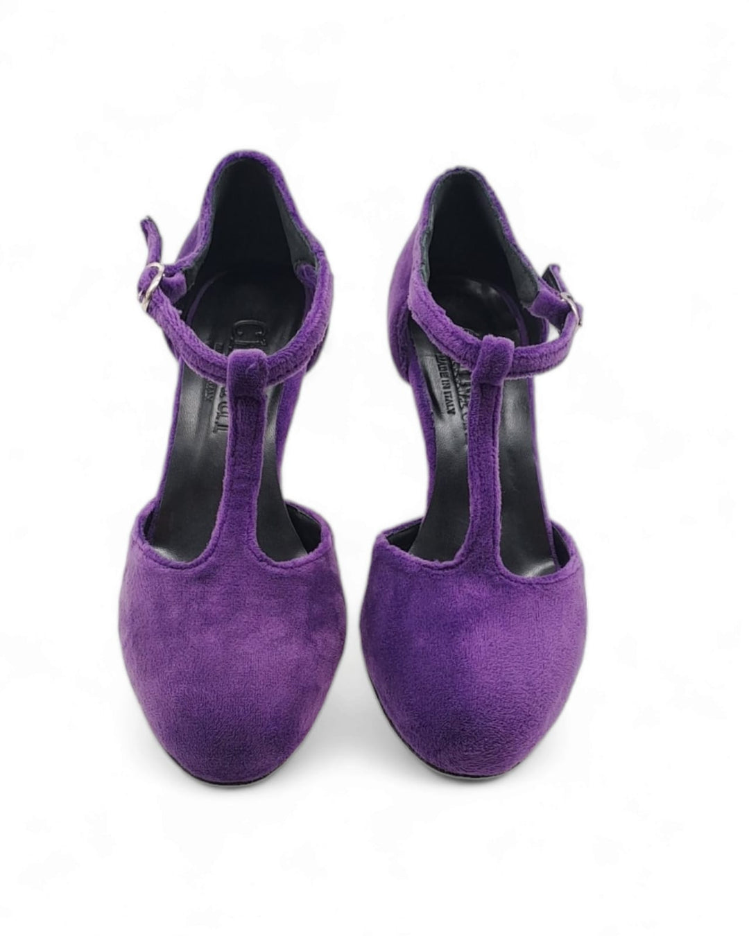 Mary Jane Cinzia Purple Velvet