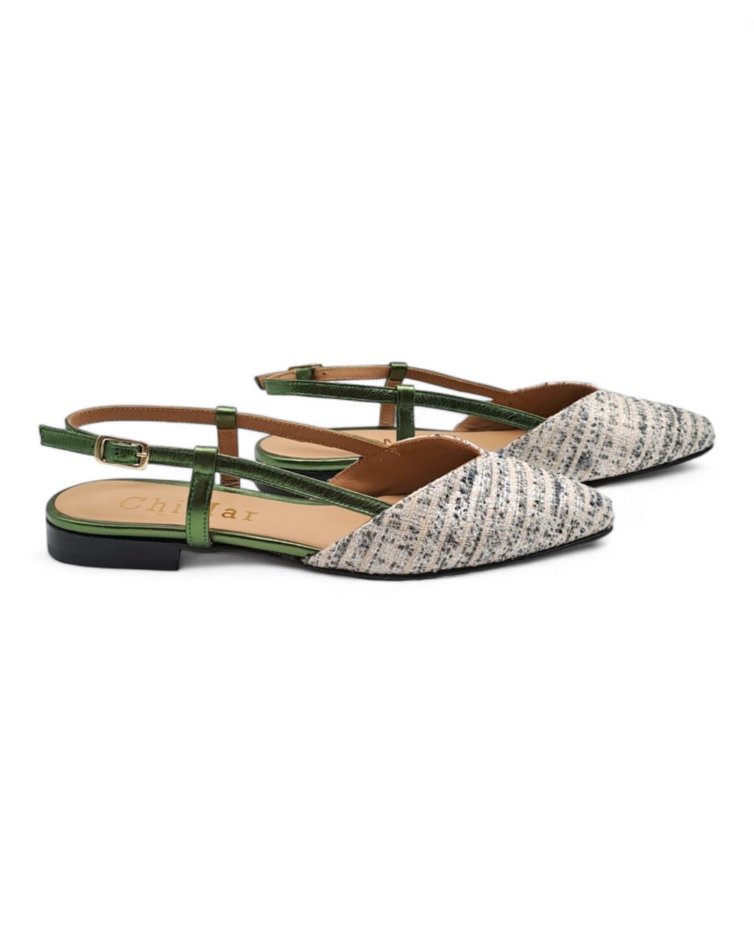 Slingback ChiMar Rafia  Verde