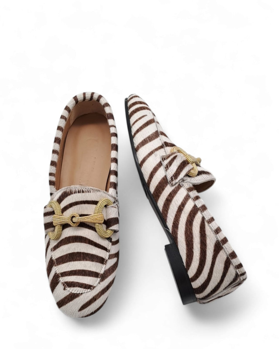 Mocassino Cavallino Zebra Moro