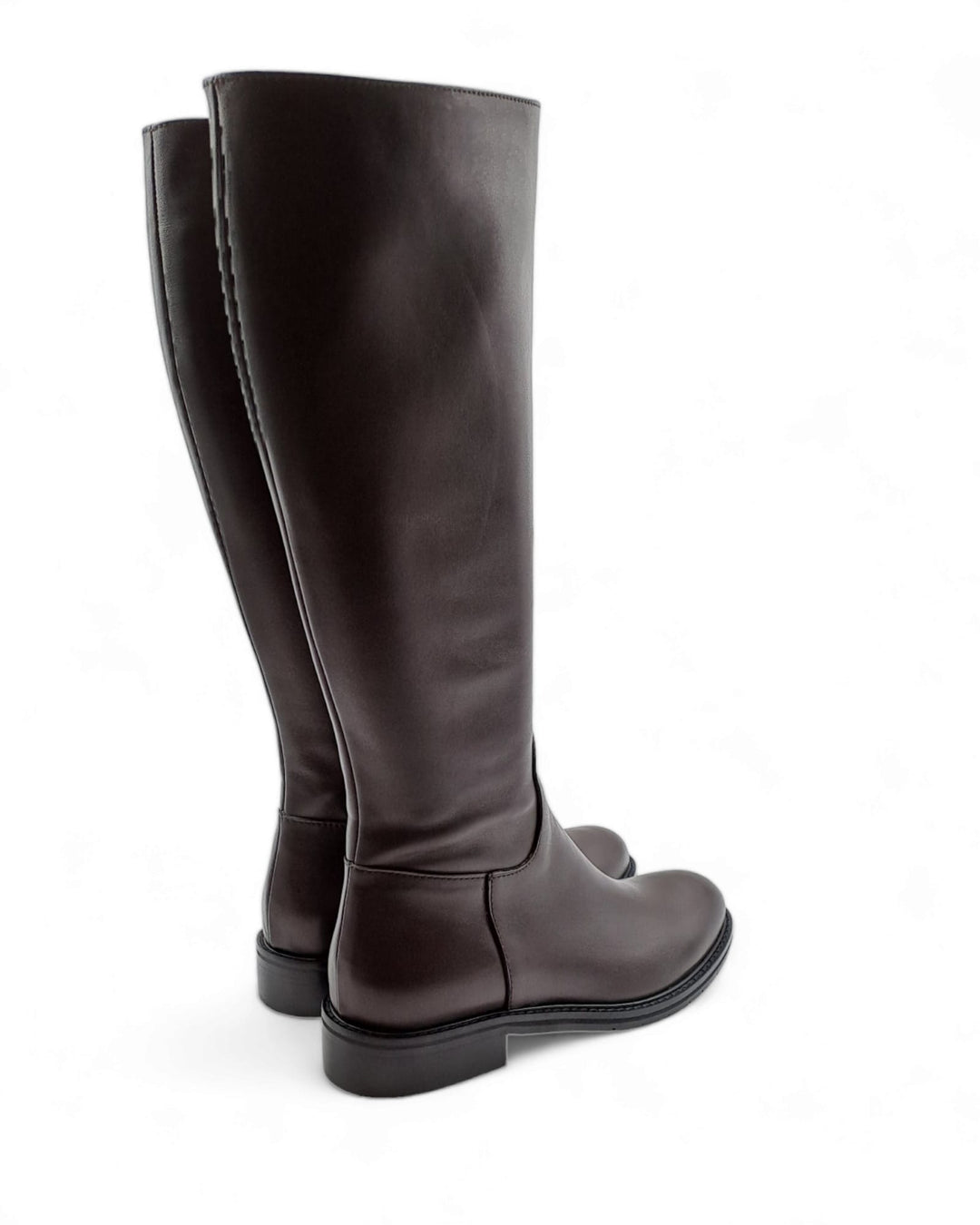 Martina Calf Boots Dark Brown