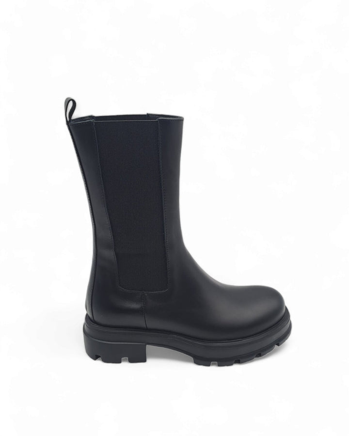 Combat Boots Vitello Nero