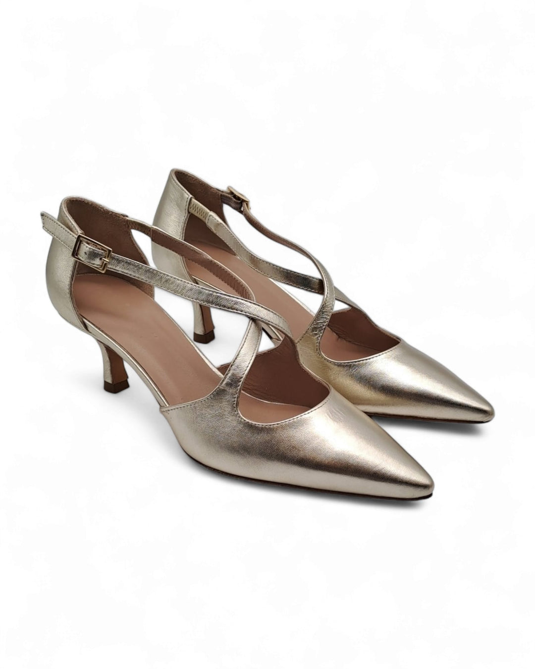 Sophia Slingback Platinum Laminate