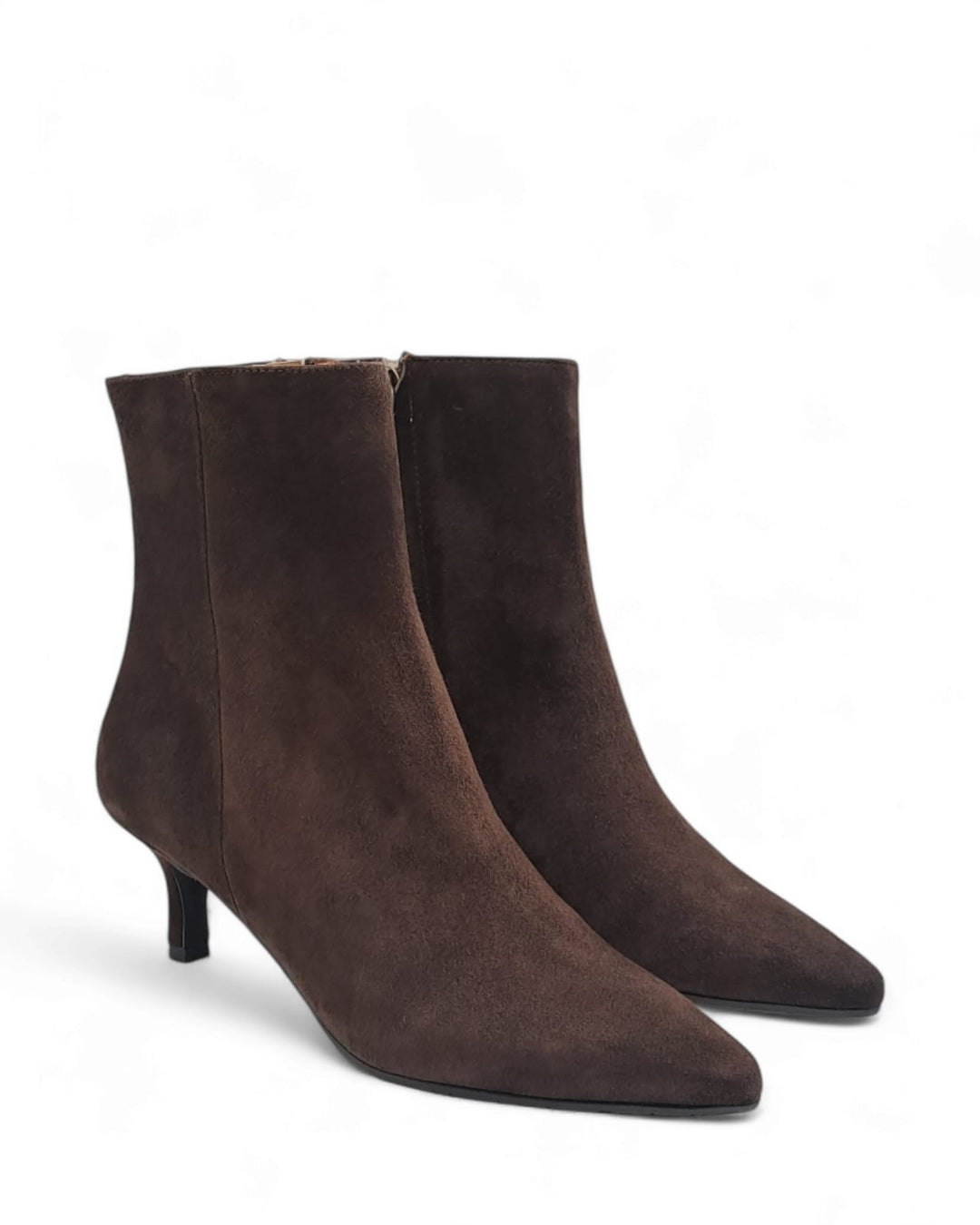 Ilenia Dark Brown Suede Ankle Boot