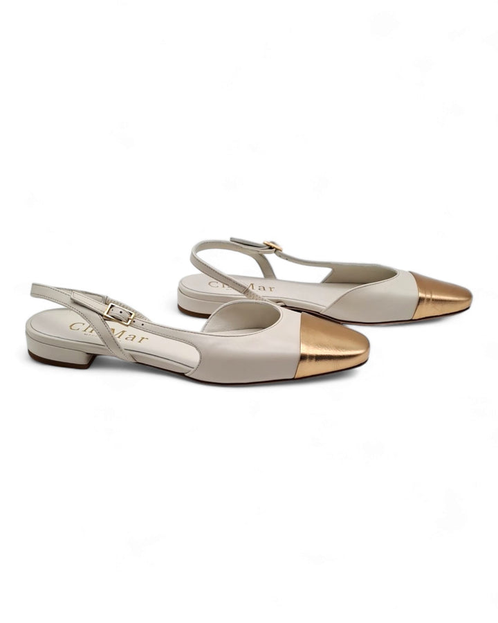 Slingback  Ginevra T. 2 cm  Milk / Mekong