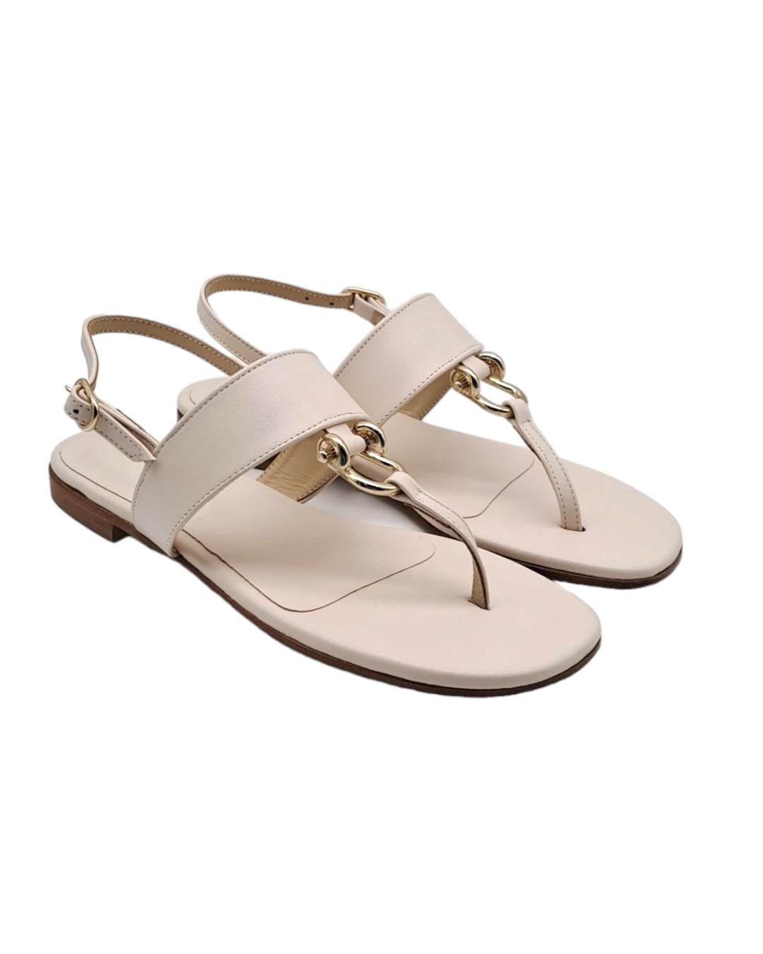 Ravello Cream Nappa Sandal