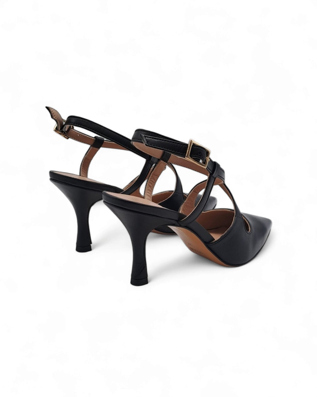 Slingback  Claudia   Nappa Nero