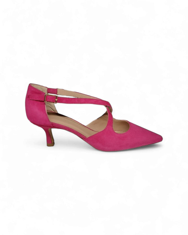 Slingback Sophia Fuchsia Suede