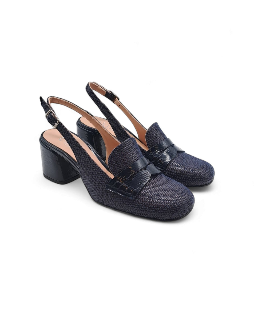 Slingback  Alessia Rafia Blu