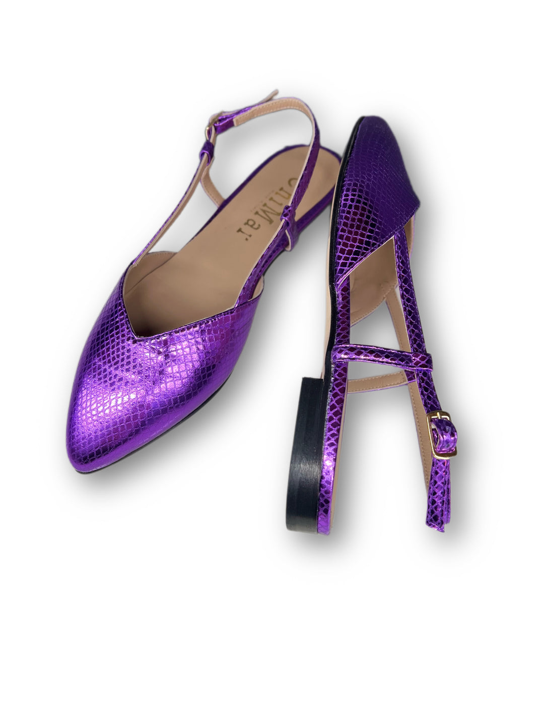 Slingback ChiMar Stampa/Viola