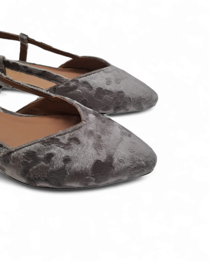 Slingback ChiMar Velvet  Grigio