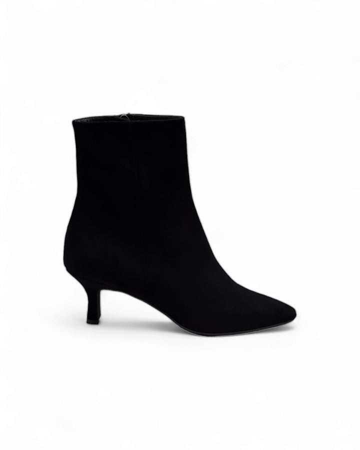 Ilenia Black Suede Ankle Boot