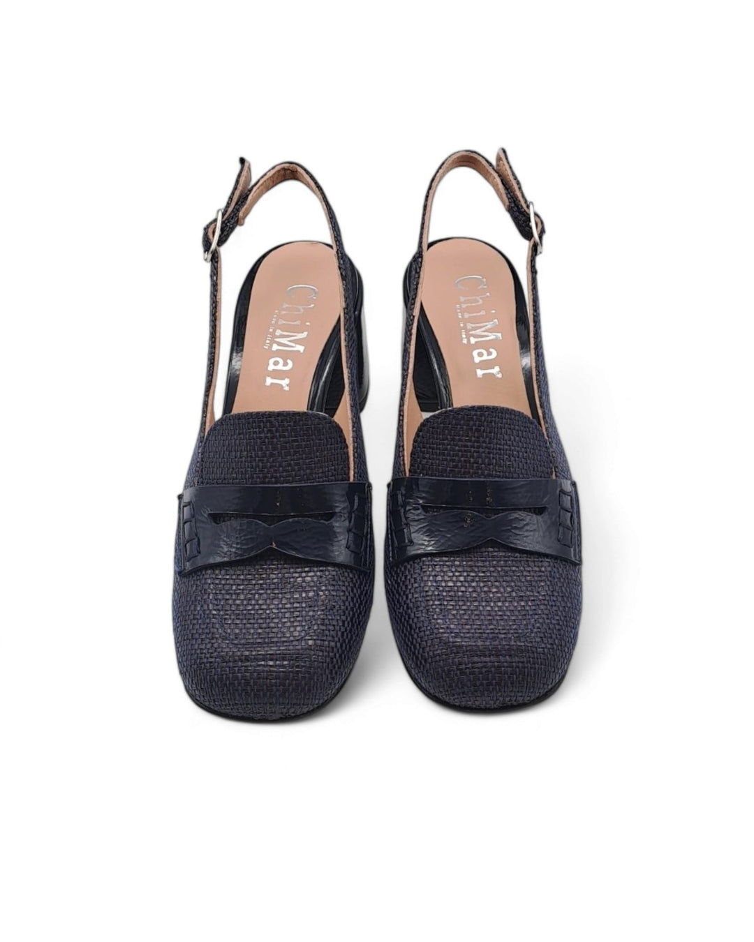 Slingback  Alessia Rafia Blu