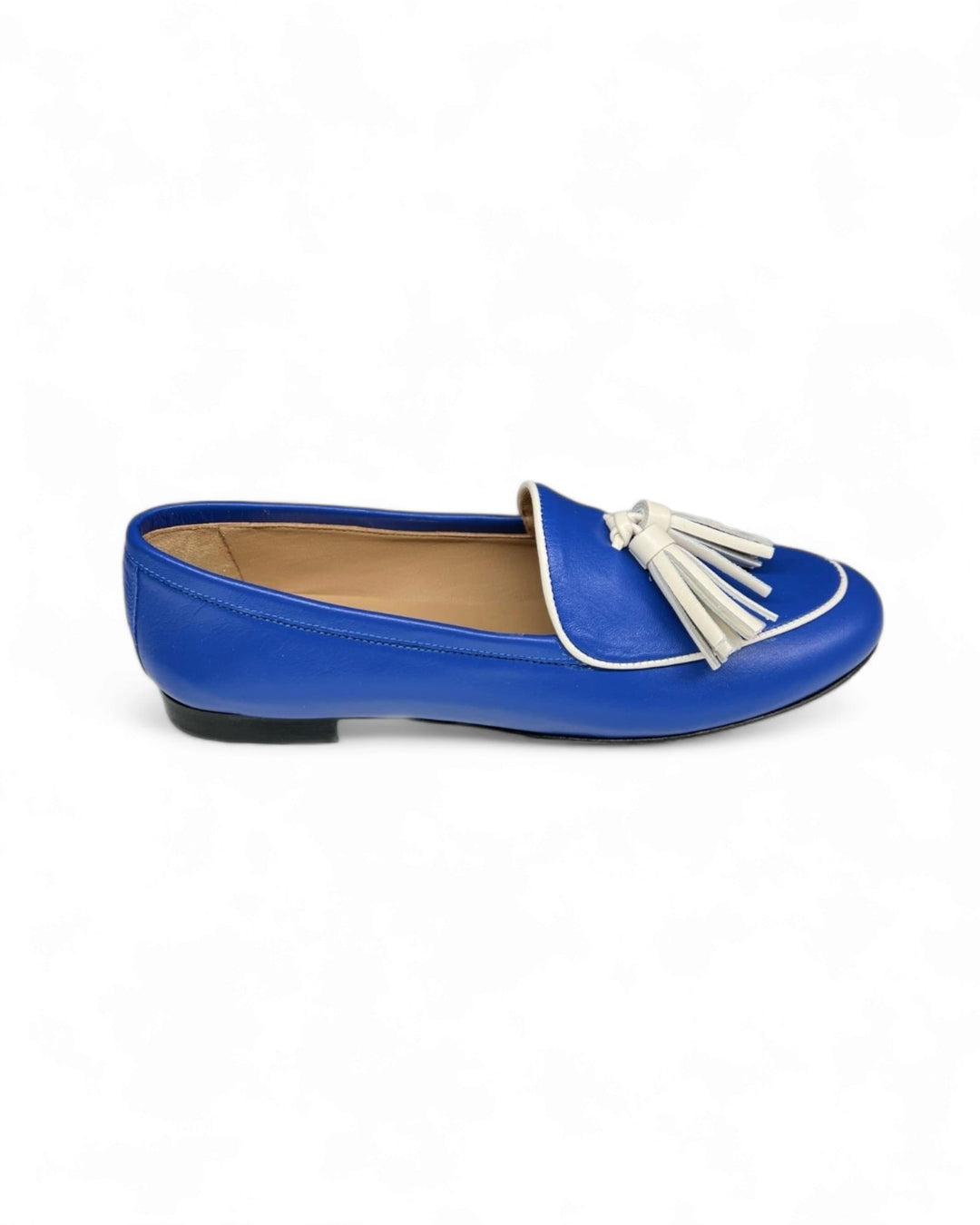 Mocassino Nappa Bluette/Milk