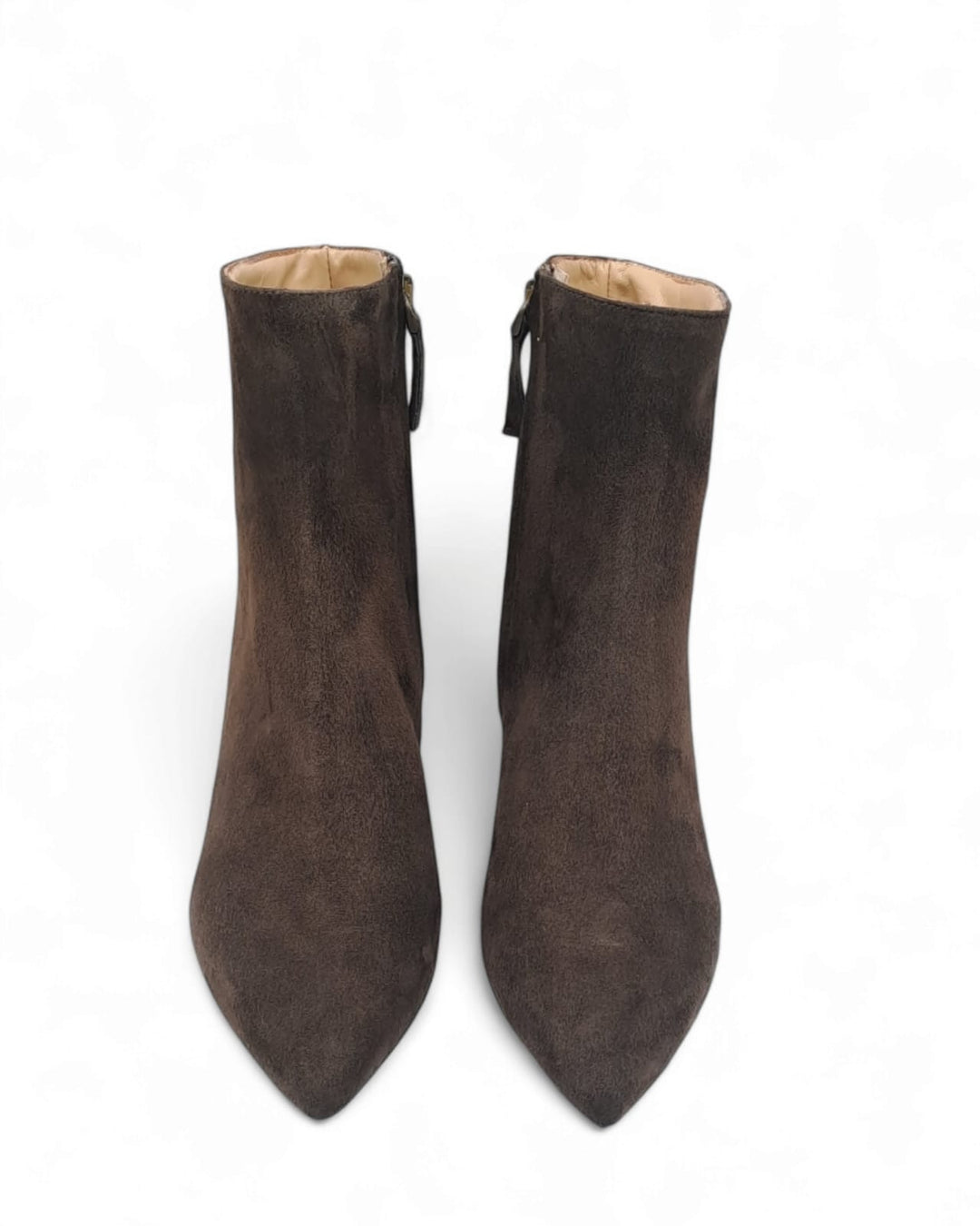 Ilenia Dark Brown Suede Ankle Boot