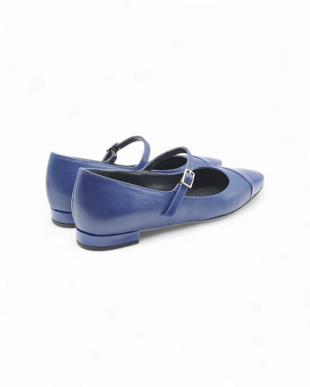 Ballerina Bicolor Nappa Blu