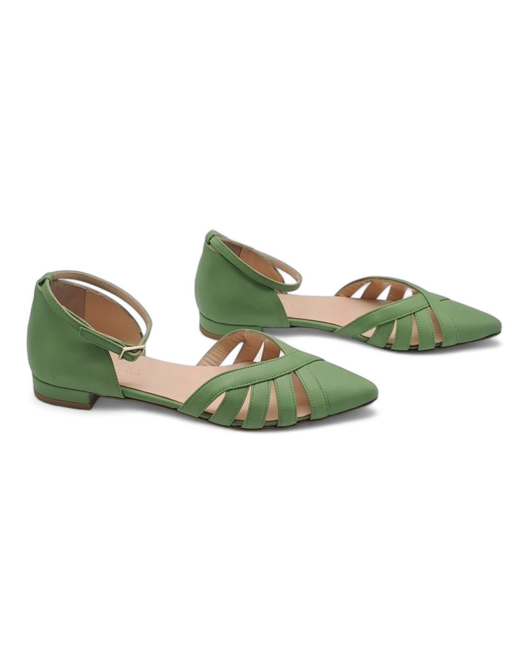 Santen Tassel Mint Slingback