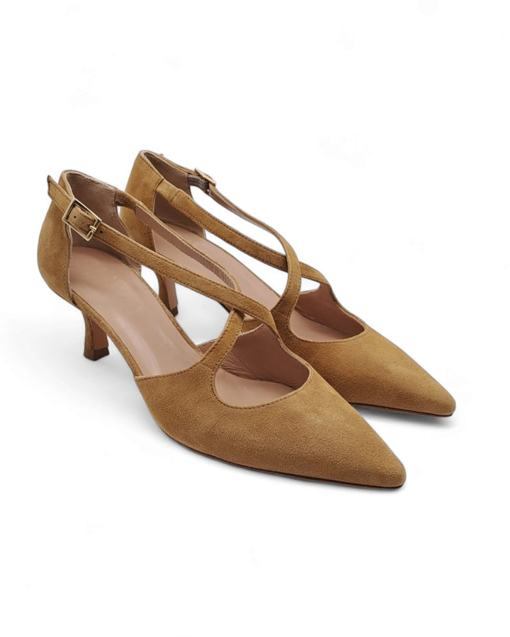 Slingback Sophia Saddle Suede