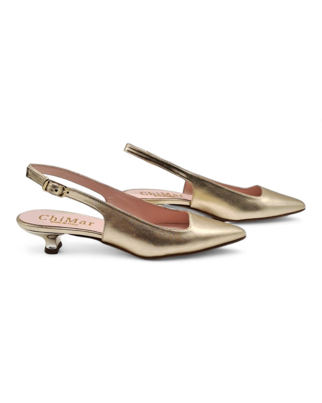 ChiMar Rafia Slingback Beige/Black