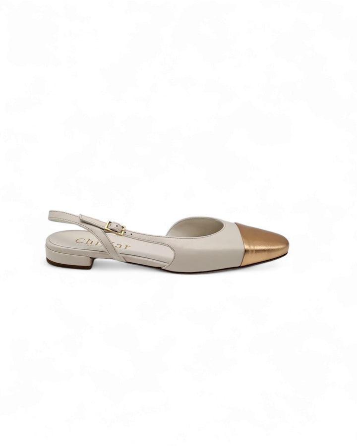 Slingback  Ginevra T. 2 cm  Milk / Mekong