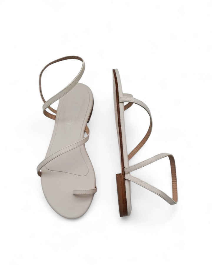 Sissi Cream Nappa Sandal