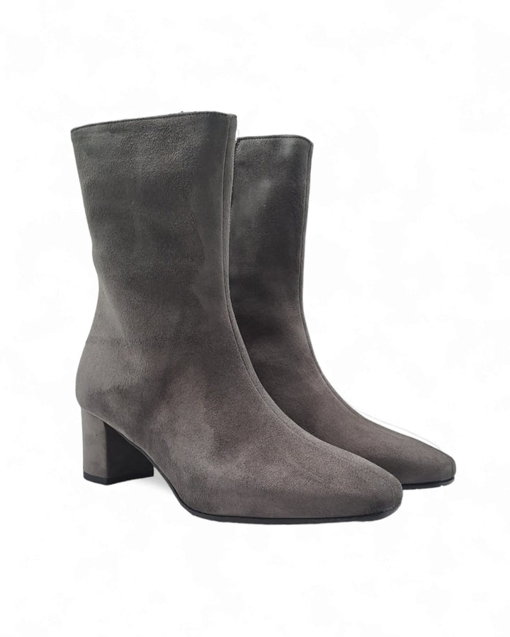 Silvana Ankle Boot in Gray Suede