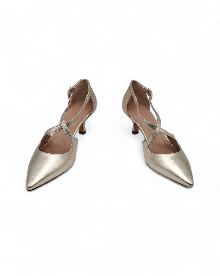 Slingback  Sophia  Laminato Platino