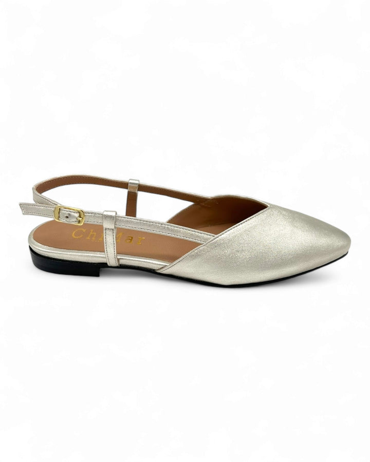 Slingback ChiMar Polverosa Platino