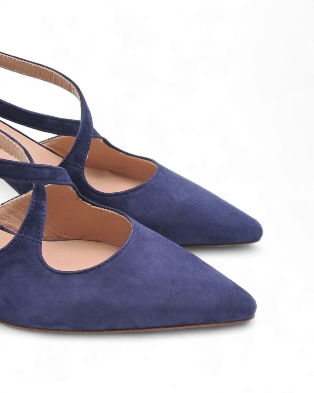 Slingback Sophia Blue Suede