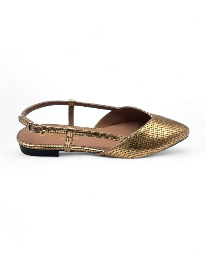 Slingback ChiMar Stampa Bronzo