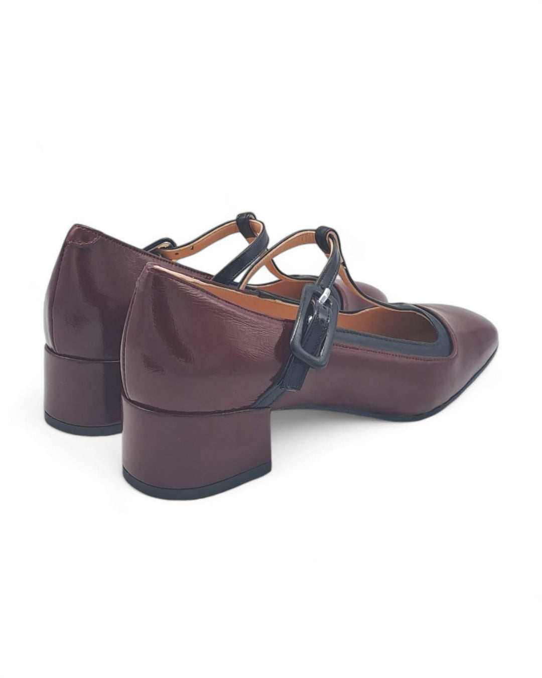 Mary Jane Elsa Verlux  Bordeaux / Nero