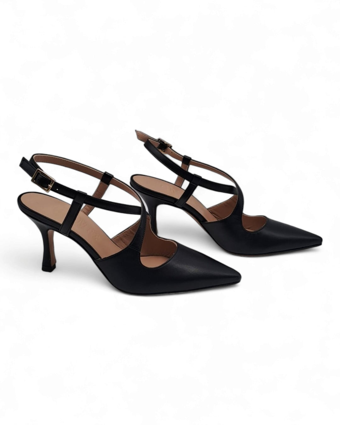 Slingback  Claudia   Nappa Nero