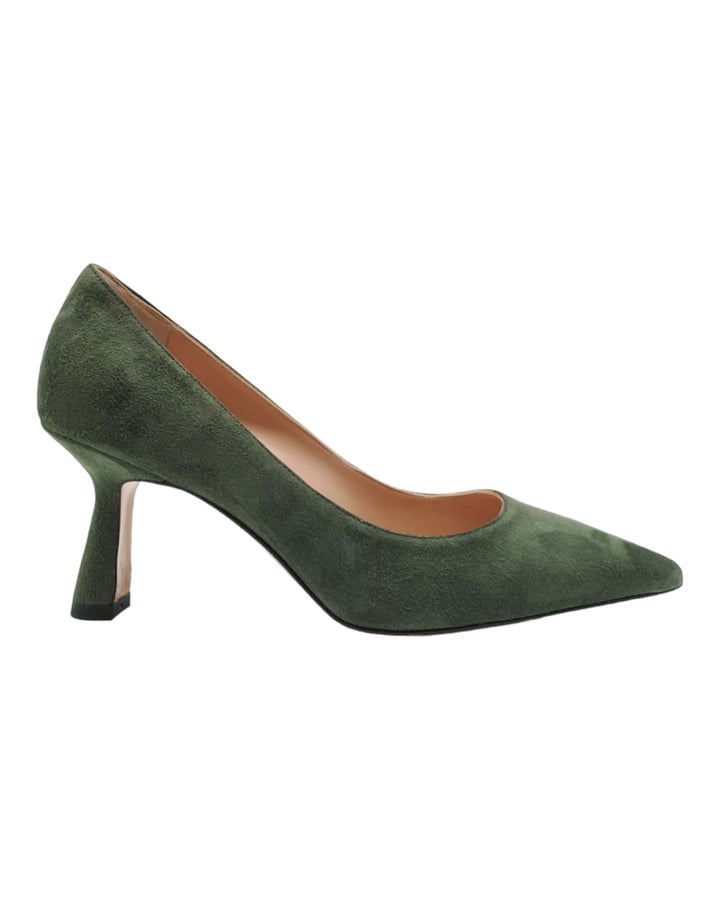 Décolleté Camoscio Verde Kelly 7,5