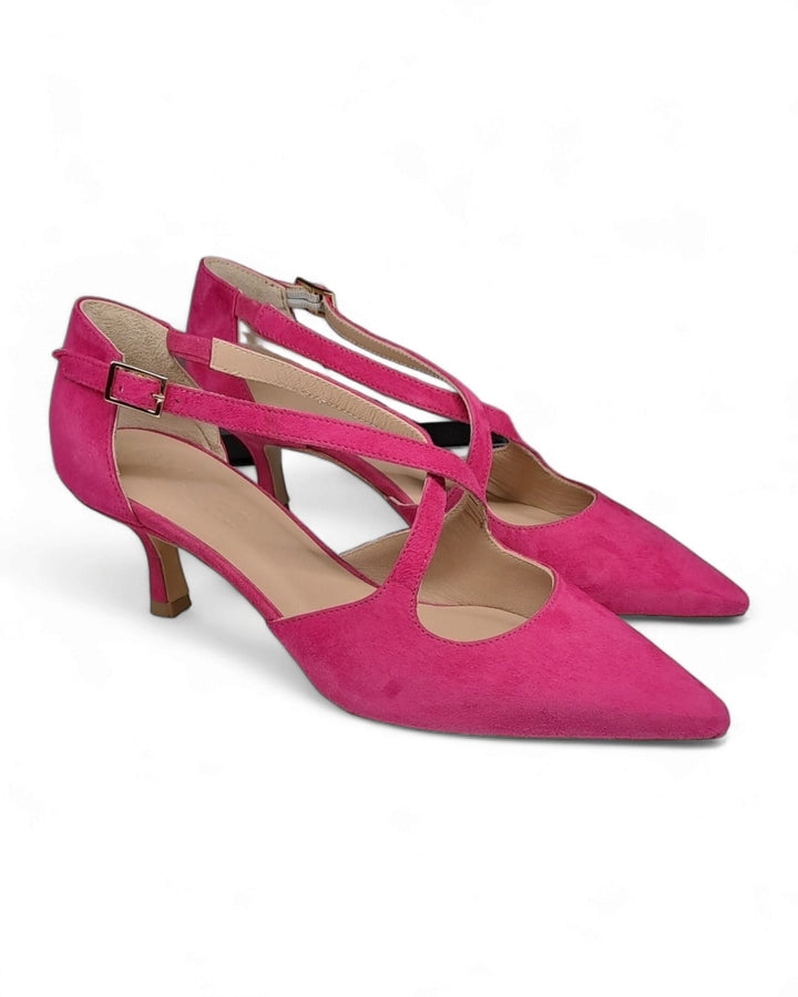 Slingback Sophia Fuchsia Suede