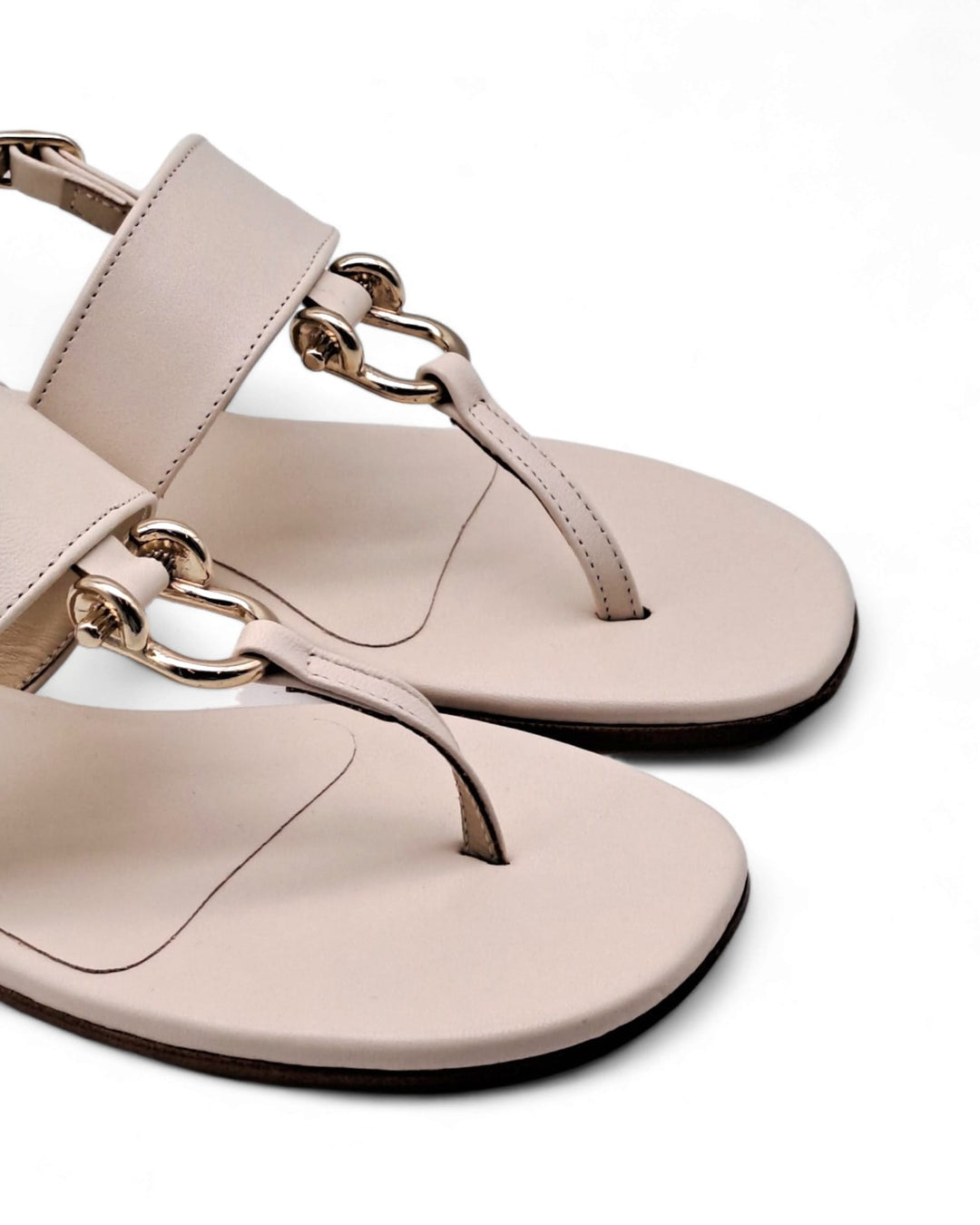 Ravello Cream Nappa Sandal