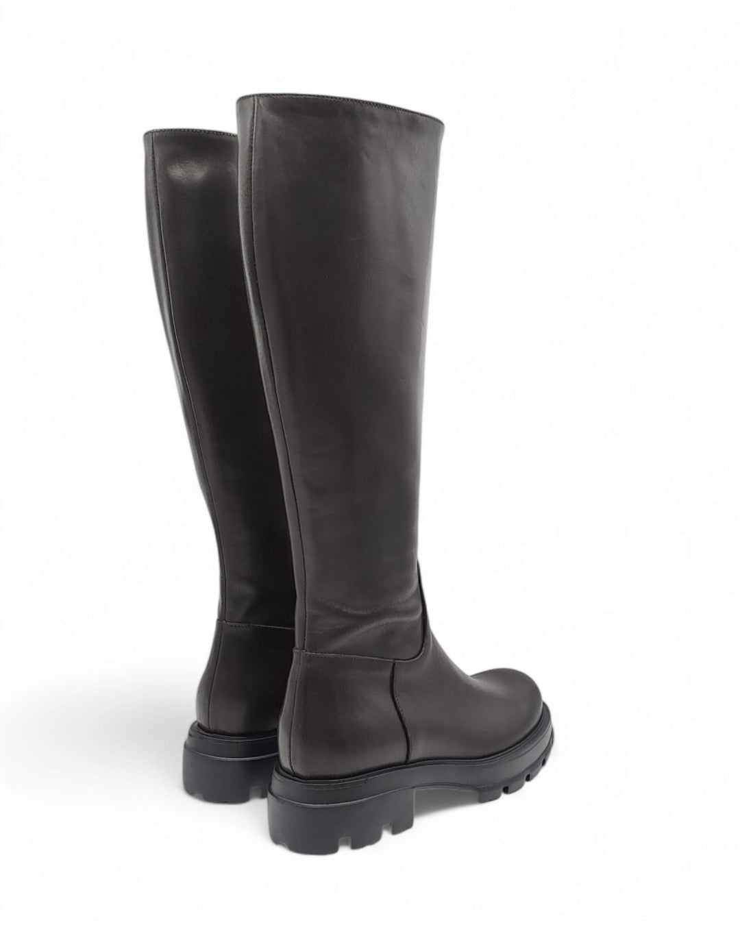 Martina Calf Boots Dark Brown