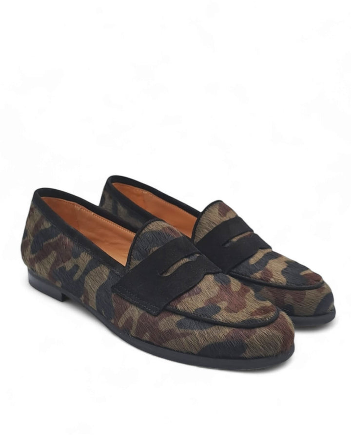 Manal Moccasin Cavallino Lince / Bronze Bendina