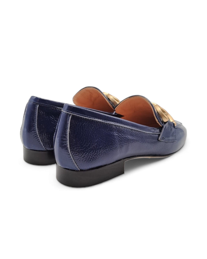 Mocassino Naplak Blu con Morsetto