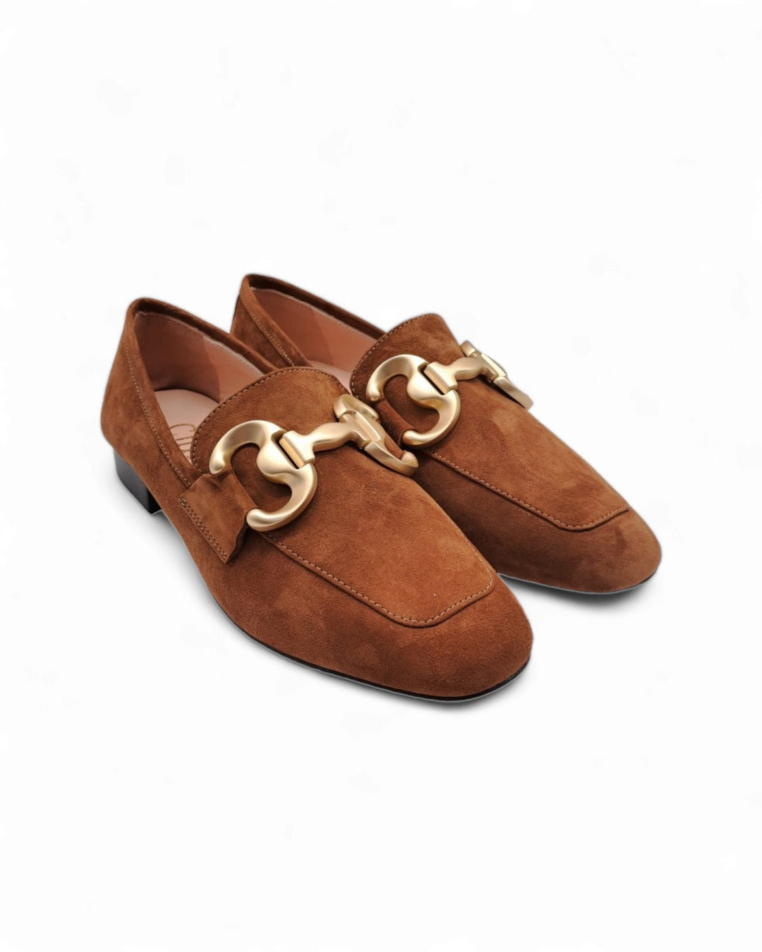 Mocassino Camoscio Brandy con Morsetto