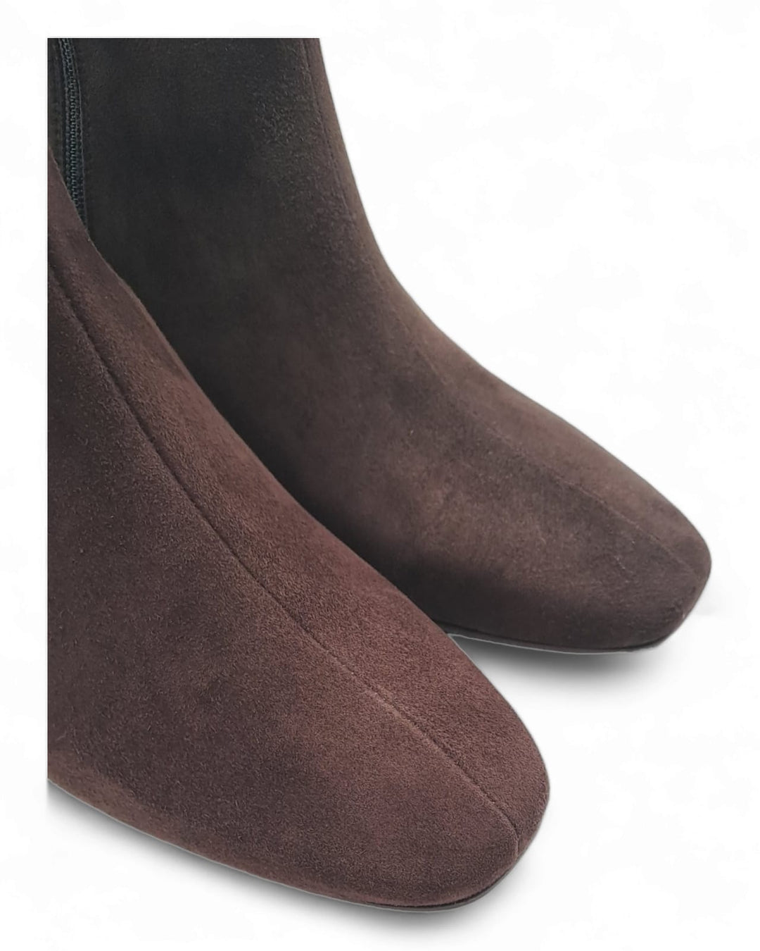 Silvana ankle boot in dark brown suede