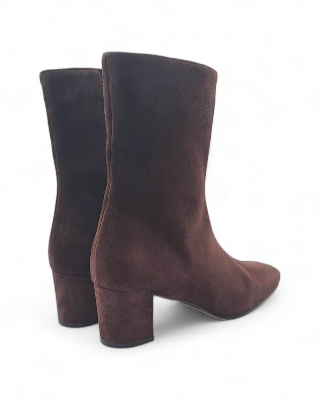 Silvana ankle boot in dark brown suede