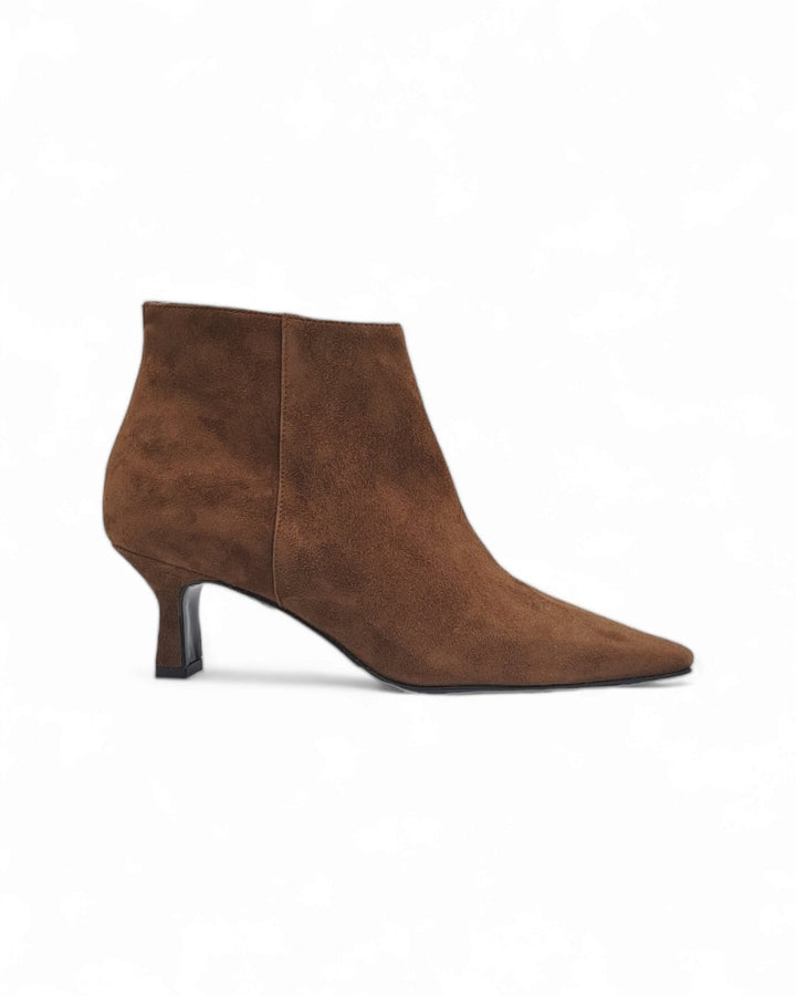 Brown Suede Ankle Boot